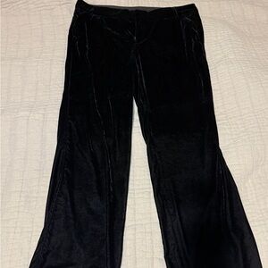Zara Black Velvet Trousers